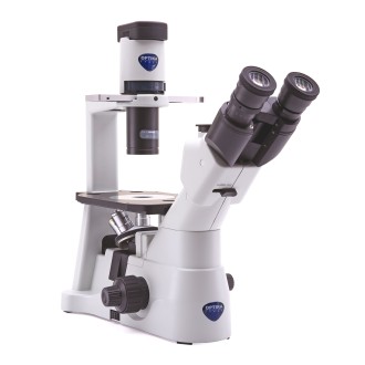 OPTIKA IM-3 Inverted Phase Contrast Microscope, 400x, IOS LWD PLAN, Multi-Plug